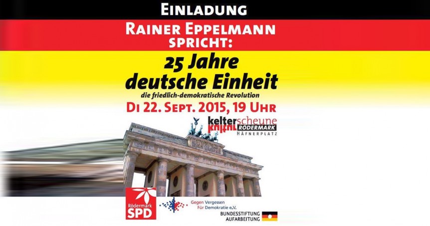 25 Jahre deutsche Einheit